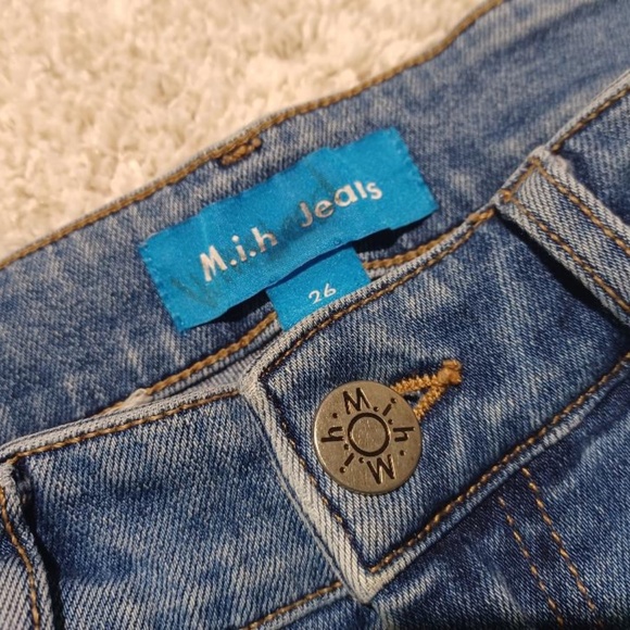 M.I.H. High Rise Skinny 'Bridge' Jeans in Stonewash Chip - Picture 11 of 11